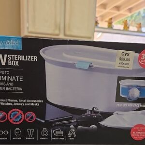 UV Sterilizer Box with Blue Lid
